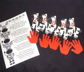 Zebra & Hands