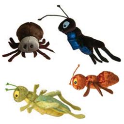 Bug Set (set of 4) Mini-Puppets