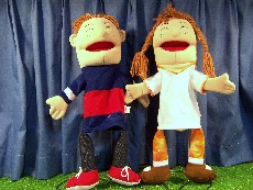 #1 Double Face Boy & Girl Hand Puppets