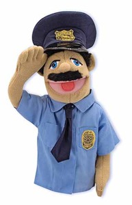 “Cy” The Policeman - Hand Puppet