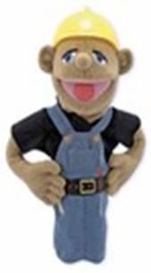 Harry the Construction Worker – Hand Puppet