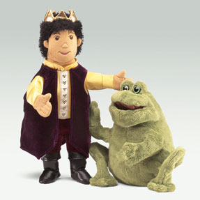Frog Prince, 2-puppets in one